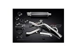 Kit scarico terminale per Suzuki Dl650 V-Strom 2004-2011 350mm Carbon Tondo Bsau