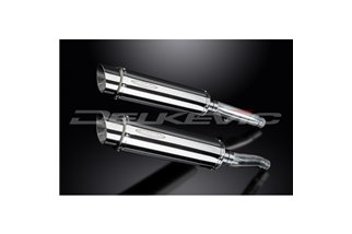 Kit Scarico Terminale Per Triumph Trident Sprint 900 94-97 350mm Tondo Inox Bsau