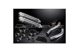 Exhaust kit for Yamaha Xt660Z Tenere 08-16 350mm Carbon Round Bsau