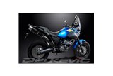 Exhaust kit for Yamaha Xt660Z Tenere 08-16 350mm Carbon Round Bsau