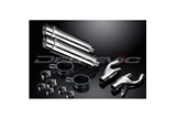 Endschalldämpfer-Set für Yamaha V-Max 1200 1984–2007, 350 mm runde Edelstahl-Bsau