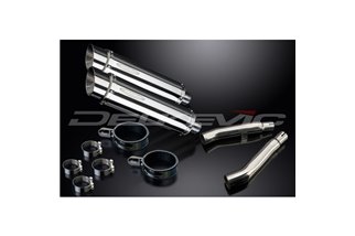 Kit scarico terminale per Yamaha Xj900S Diversion 94-03 350mm Tondo Inox Bsau