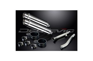 Kit d'échappement terminal pour Yamaha Xjr1200 1995-1998 350mm rond en acier inoxydable Bsau