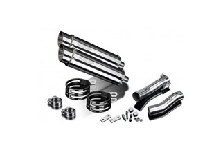 Schalldämpfer Kit für Kawasaki Z1000Sx Abs 2010-2019 350Mm Round Stainless Bsau