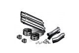 Schalldämpfer Kit für Kawasaki Z1000Sx Abs 2010-2019 350Mm Round Stainless Bsau