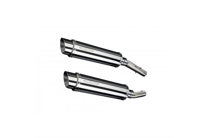 Terminal exhaust kit for Aprilia Tuono1000R Factory 06-10 350mm Round Stainless Steel Bsau