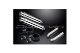 Kit d'échappement terminal pour Aprilia Tuono1000R Factory 06-10 350mm rond en acier inoxydable Bsau