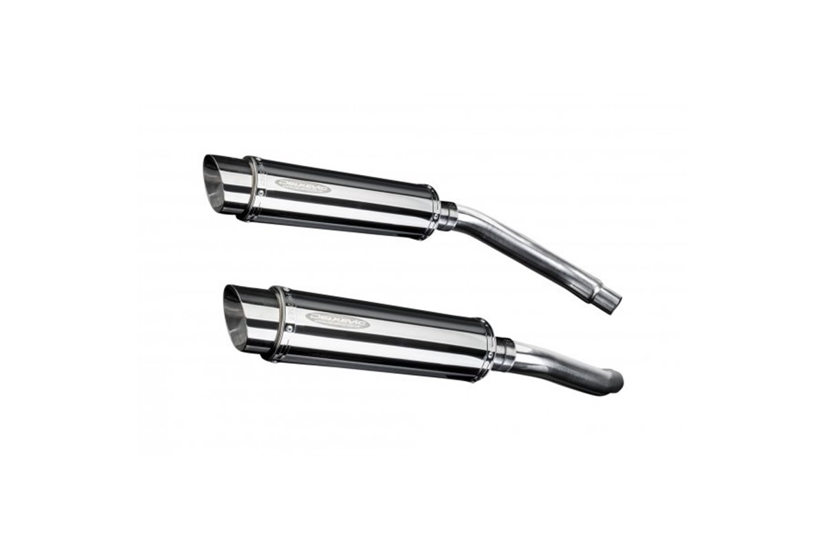 Auspuff-Set für Suzuki Gsxr1100 KLMN 1989–93, 350 mm runder Edelstahl-Bsau