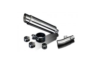 Kit scarico terminale per Honda NC750S 2014-2020 Kit 350 mm tondo in acciaio inox