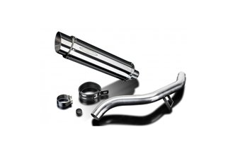 Schalldämpfer-Kit für Triumph Tiger Explorer 1200 2012-21 350 mm rundes Edelstahl-Kit