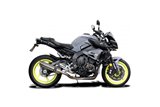 Schalldämpfer-Kit für Yamaha Mt-10 Mt10 2016–2021, 350 mm rundes Edelstahl-Can-Kit