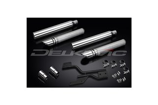 Exhaust kit for Honda Vtx1800F/N/R/S/T 04-08 550mm Custom Slash Cut