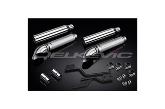 Kit scarico terminale per Honda Vtx1800F/N/R/S/T 04-08 410mm Custom Turn Out