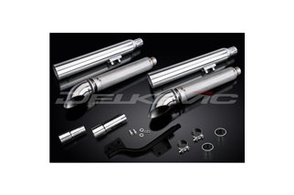 Kit d'échappement terminal pour Yamaha Xv1700 Road Star 04-07 550mm Custom Turn Out