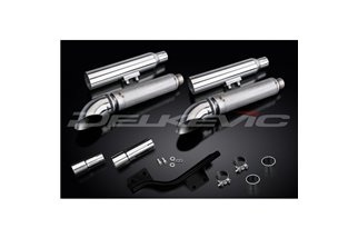 Kit d'échappement terminal pour Yamaha Xv1700 Road Star 04-07 410mm Custom Turn Out