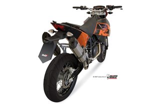 Silencieux Echappement Mivv Suono Inox Ktm 690 Sm 2007 - 2012