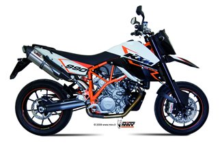 Schalldämpfers Escape Mivv Suono Edelstahl Ktm 990 Supermoto R 2007 - 2013