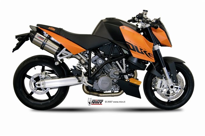 Schalldämpfers Escape Mivv Suono Edelstahl Ktm 990 Superduke 2005 - 2011