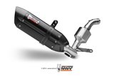 Full System 1 In 1 Exhaust Mivv Suono Black Black Stainless Steel Ktm 125 Duke 2011 - 2016