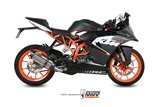 Full System 1 In 1 Exhaust Mivv Suono Stainless Steel Ktm Rc 125 2014 - 2016