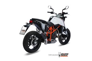 Schalldämpfer Escape Mivv Gp Schwarz Schwarz Edelstahl Ktm 690 Duke 2012 - 2018