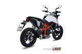 Schalldämpfer Escape Mivv Gp Schwarz Schwarz Edelstahl Ktm 690 Duke 2012 - 2018