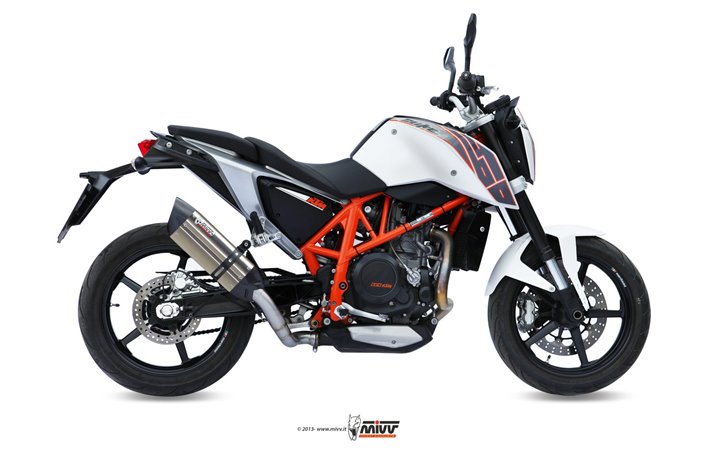 Schalldämpfer Escape Mivv Suono Edelstahl Ktm 690 Duke 2012 - 2018