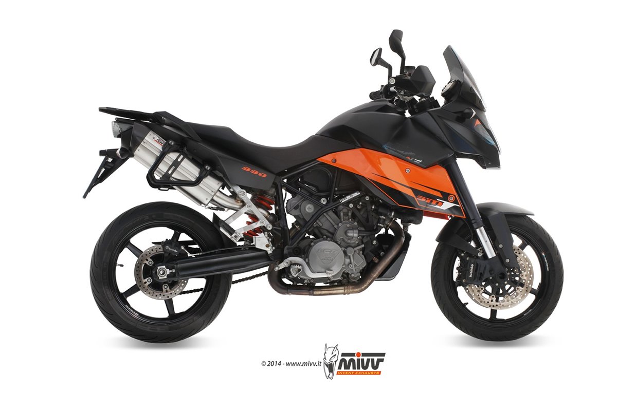 Terminali Scarico Mivv Suono Inox Ktm 990 Supermoto Smt 2009 - 2013