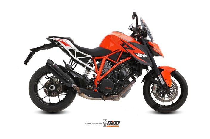 Schalldämpfer Escape Mivv Suono Schwarz Schwarz Edelstahl Ktm 1290 Superduke 2014 -2016