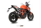 Silencer Exhaust Mivv Suono Black Black Stainless Steel Ktm 1290 Superduke 2014 -2016