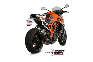 Schalldämpfer Escape Mivv Delta Race Schwarz Schwarz Edelstahl Ktm 1290 Superduke 2014 -2016