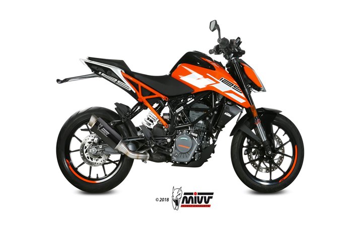 Schalldämpfer Escape Mivv Gp Pro Carbon Ktm 125 Duke 2017 - 2020