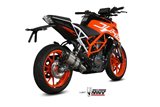 Schalldämpfer Escape Mivv Suono Edelstahl Ktm 390 Duke 2017 - 2020