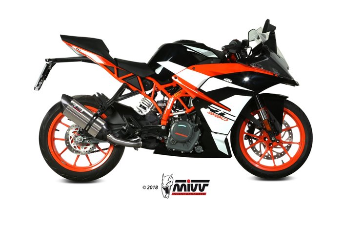 Schalldämpfer Escape Mivv Suono Edelstahl Ktm Rc 390 2017 - 2020