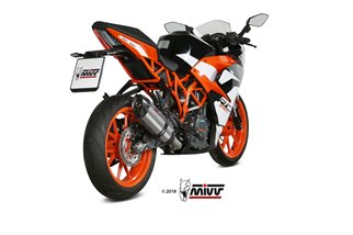 Silencer Exhaust Mivv Suono Stainless Steel Ktm Rc 390 2017 - 2020