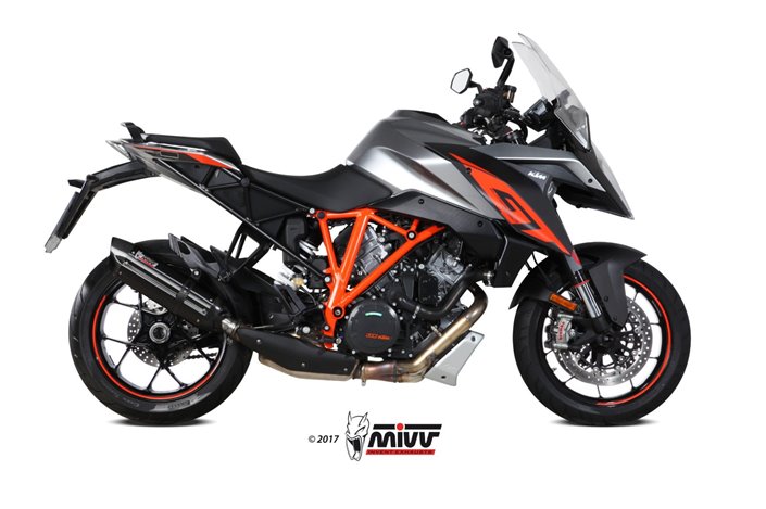 Schalldämpfer Escape Mivv Suono Schwarz Schwarz Edelstahl Ktm 1290 Superduke Gt 2016 - 2022