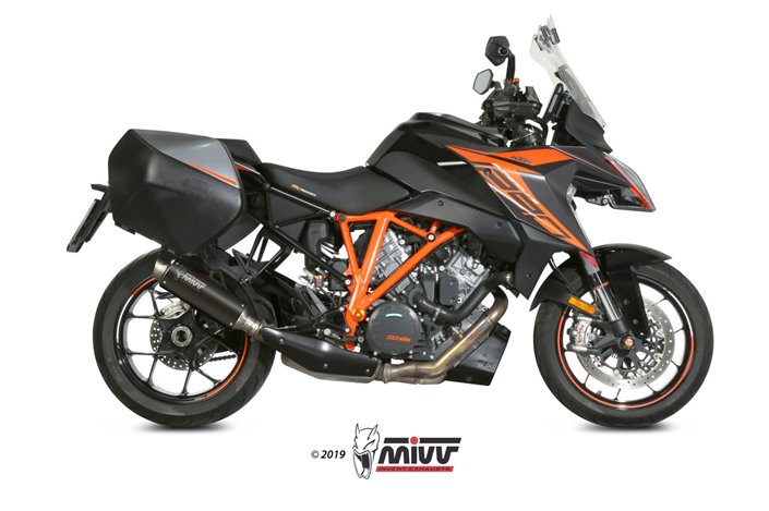 Silencieux Echappement Mivv Gp Pro Noir Noir Inox Ktm 1290 Superduke Gt 2016 - 2022