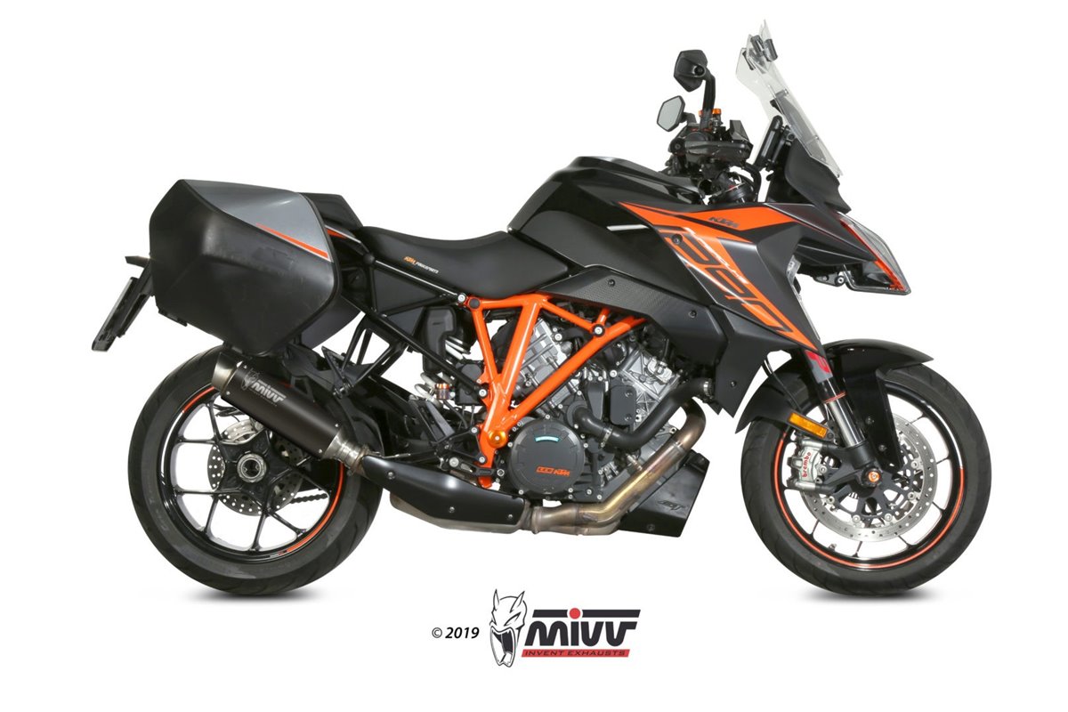 Terminale Scarico Mivv Gp Pro Black Inox Nero Ktm 1290 Superduke Gt 2016 - 2022