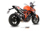 Silencieux Echappement Mivv Oval Carbone Avec Coupelle Carbone Ktm 1290 Superduke 2014 -2016