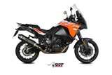 Silencieux Echappement Mivv Speed Edge Noir Noir Inox Ktm 1290 Super Adventure RST 2015 - 2020