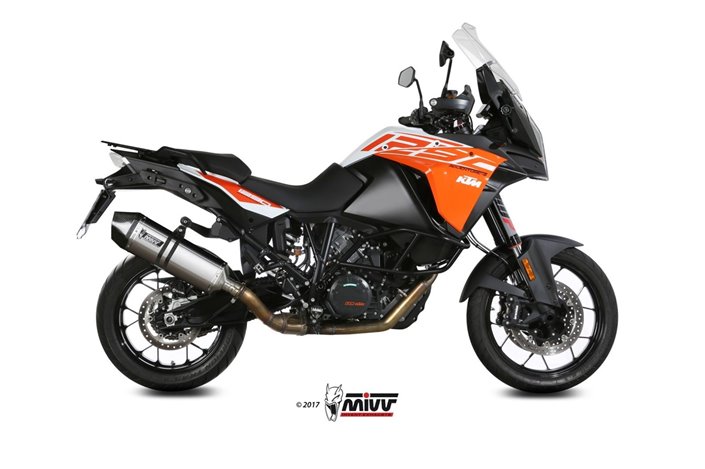 Schalldämpfer Escape Mivv Speed Edge Edelstahl Ktm 1290 Super Adventure RST 2015 - 2020