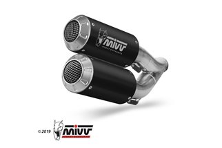 Terminali Scarico Mivv Mk3 Black Inox Nero Ktm 1290 Superduke 2014 -2016