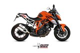 Schalldämpfers Escape Mivv Mk3 Edelstahl Ktm 1290 Superduke 2014 -2016