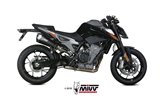 Silencieux Echappement Mivv Delta Race Noir Noir Inox Ktm 790 Duke 2018 - 2020