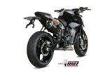 Silencieux Echappement Mivv Delta Race Noir Noir Inox Ktm 790 Duke 2018 - 2020