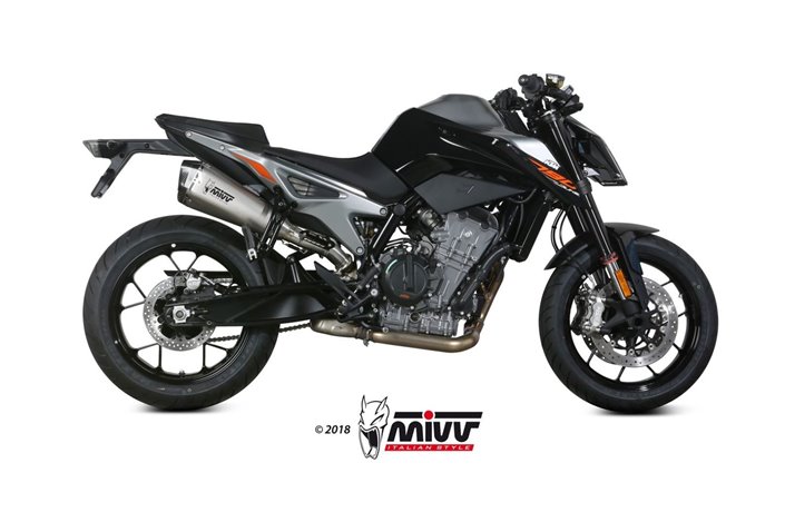 Schalldämpfer Escape Mivv Delta Race Edelstahl Ktm 790 Duke 2018 - 2020