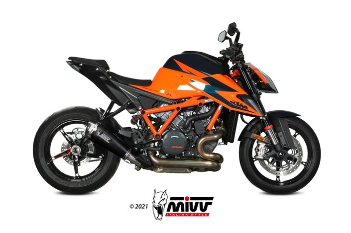 Silencieux Echappement Mivv Delta Race Carbon Ktm 1290 Superduke 2020 - 2022