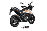 Silencieux Echappement Mivv Oval Carbon Avec Coupelle Carbone Ktm 390 Adventure 2020 - 2022