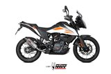 Silencer Exhaust Mivv Oval Titanium With Carbon Cup Ktm 390 Adventure 2020 - 2022