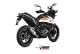 Silencer Exhaust Mivv Oval Titanium With Carbon Cup Ktm 390 Adventure 2020 - 2022